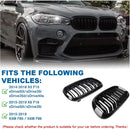 Двойни Бъбреци Решетки За БМВ BMW X5 X6 F15 F85 F16 F86 2014+ Черен Гланц Лак - Avtozona