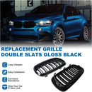 Двойни Бъбреци Решетки За БМВ BMW X5 X6 F15 F85 F16 F86 2014+ Черен Гланц Лак - Avtozona