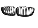 Двойни Бъбреци Решетки За БМВ BMW 1-ва Серия Фейслифт Facelift E81 E82 E87 E88 2008г.-2011г. Черен Гланц Лак - Avtozona
