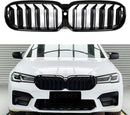 Двойни Бъбреци Решетки За BMW 5 SERIES G30 G31 LCI БМВ 5-та Серия Facelift BMW G30 G31 G38 2020г.-2023г. Черен Гланц Лак - Avtozona