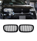Двойни Бъбреци Решетки За БМВ BMW X5 X6 F15 F85 F16 F86 2014 + Черен Гланц Лак - Avtozona