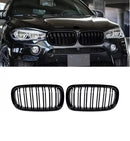 Двойни Бъбреци Решетки За БМВ BMW X5 X6 F15 F85 F16 F86 2014+ Черен Гланц Лак - Avtozona
