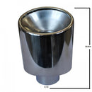 Μύτη εξάτμισης - Ελλειπτική, λοξή