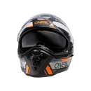 ЕНДУРО КАСКА D-SRS SQUARE V.24 BLACK/GRAY/ORANGE - Avtozona