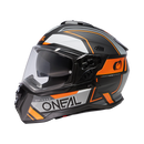 ЕНДУРО КАСКА D-SRS SQUARE V.24 BLACK/GRAY/ORANGE - Avtozona