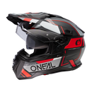 Ендуро каска D-SRS SQUARE V.24 BLACK/GRAY/RED - Avtozona