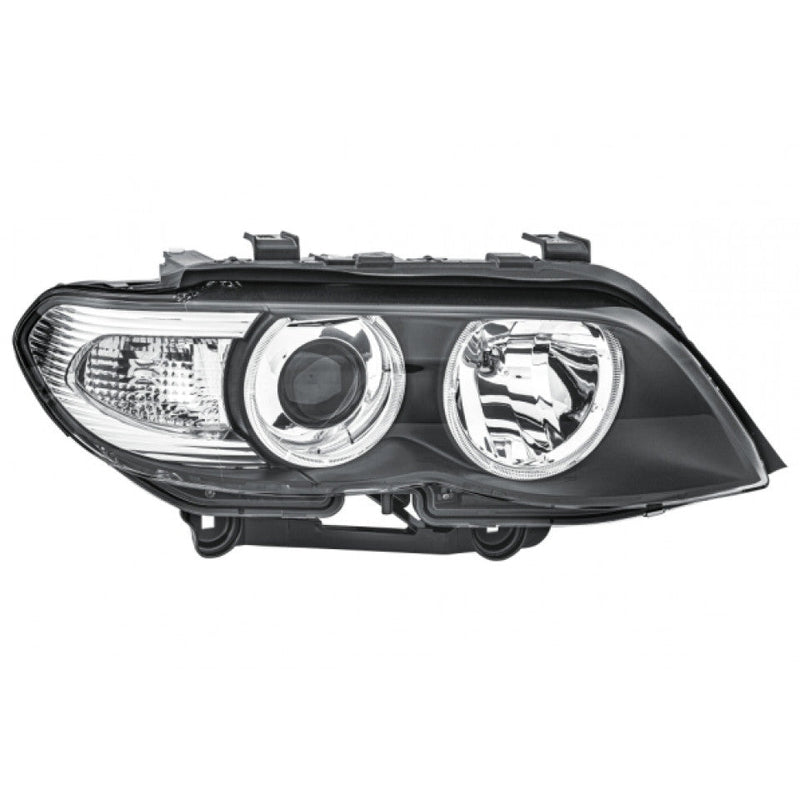 Фарове HELLA за BMW X5 E53 (2004-2006)- Халоген с Бял Мигач - Avtozona