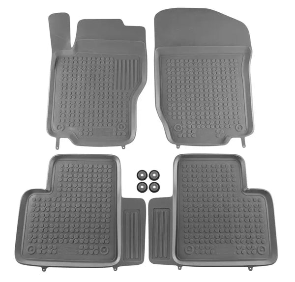 Гумени стелки Rezaw-Plast за Mercedes ML W164 (2005-2011) Тип леген / Сиви - Avtozona