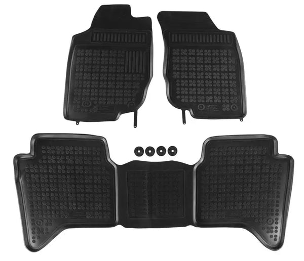 Гумени стелки Rezaw-Plast за Toyota Hilux (2005–2015) тип леген - Avtozona