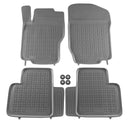 Гумени стелки Rezaw-Plast за Mercedes GL X164 (2006-2012) - тип леген сиви - Avtozona