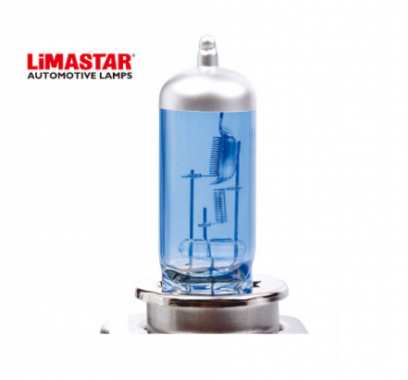 Халогенни крушки Limastar H7 12V 55W 6000K SUPER WHITE – Ярка бяла светлина - Avtozona