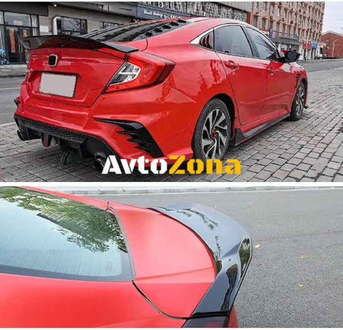 Honda Civic (2016-2020) - Спойлер за багажник JDM Style - Avtozona