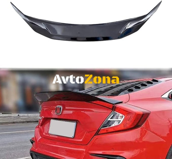 Honda Civic (2016-2020) - Спойлер за багажник JDM Style - Avtozona