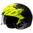Каска HJC i20 FURIA BLACK/NEON YELLOW - Avtozona