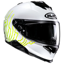 Каска HJC i71 Celos White/Black/Green - Avtozona