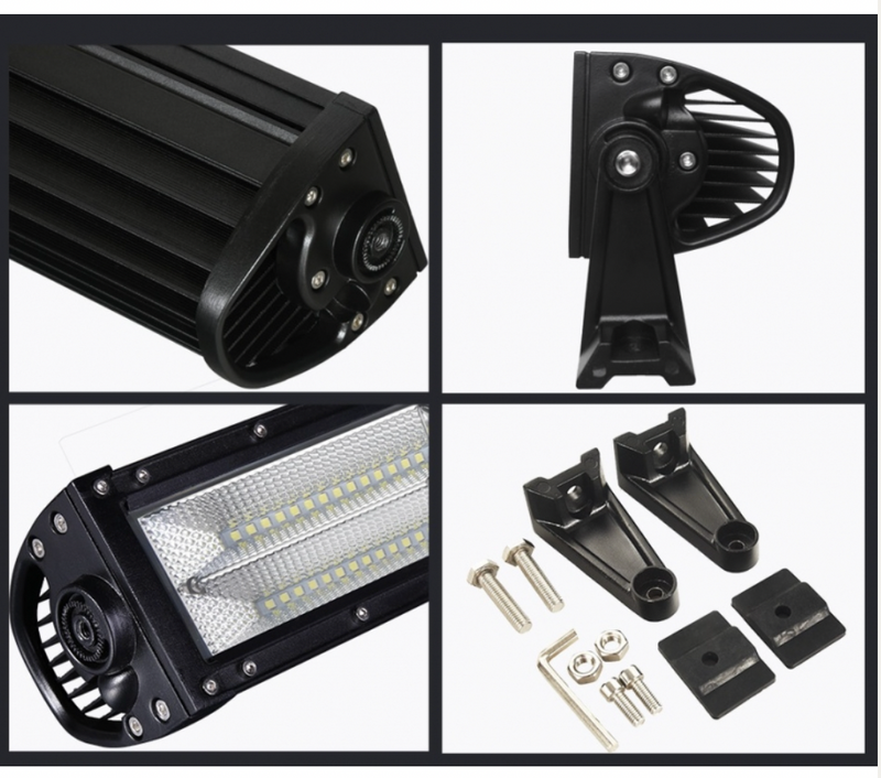 ИЗВИТ МОЩЕН LED БАР - 696W - 105 см QUAD ROW - Avtozona