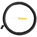 Черен калъф за волан с релефен дизайн 38 см - Avtozona