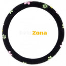 Калъф за волан с цветя - 38см - Avtozona