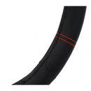 Калъф за волан - Два цвята черно с червен шев и бежов - Avtozona