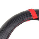 Калъф за волан Sparco – черен с червено M 38 см - Avtozona