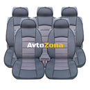 Калъфи/тапицерия за Ford S-MAX C-MAX VW Touran Sharan Toyota Corolla Verso Текстил Сива - Avtozona