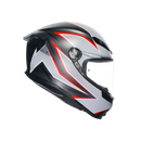 Каска AGV K-6 Flash Matt Black/Grey/Red - Avtozona
