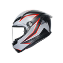 Каска AGV K-6 Flash Matt Black/Grey/Red - Avtozona