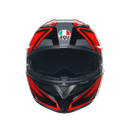 КАСКА AGV K3 -COMPOUND BLACK/RED - Avtozona