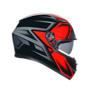 КАСКА AGV K3 -COMPOUND BLACK/RED - Avtozona