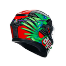 Каска AGV K3 DOT(E2206) - KAMALEON BLACK/RED/GREEN - Avtozona