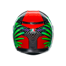 Каска AGV K3 DOT(E2206) - KAMALEON BLACK/RED/GREEN - Avtozona