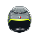 Каска AGV K3 E2206 - Fortify Grey/Black/Yellow Fluo - Avtozona