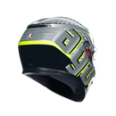 Каска AGV K3 E2206 - Fortify Grey/Black/Yellow Fluo - Avtozona