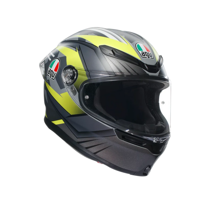 Каска AGV K6 S DOT(E2206) - EXCITE MATT CAMO/YELLOW FLUO - Avtozona