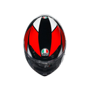 Каска AGV K6 S DOT(E2206) - HYPHEN BLACK/RED/WHITE - Avtozona