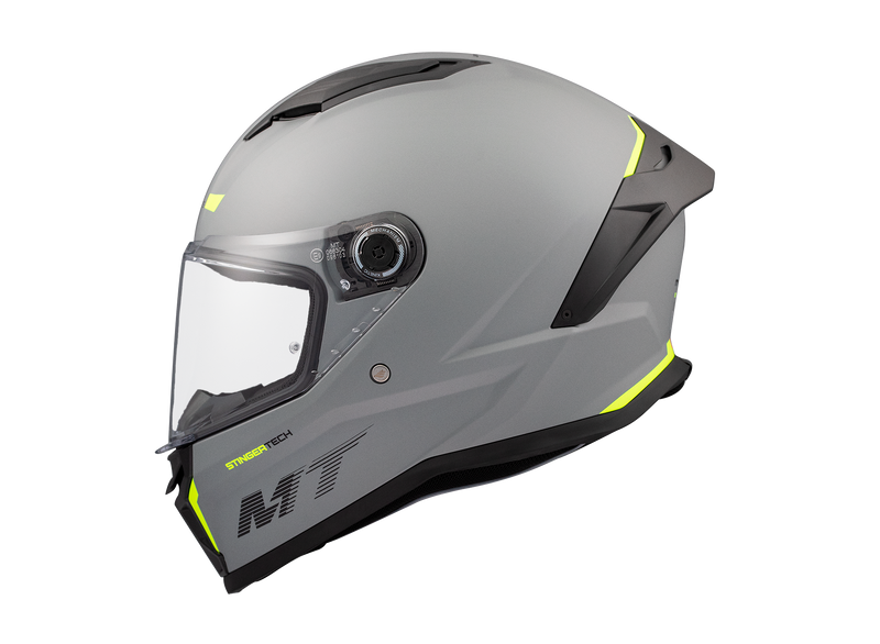 Каска MT STINGER 2 SOLID A12 MATT GREY - Avtozona