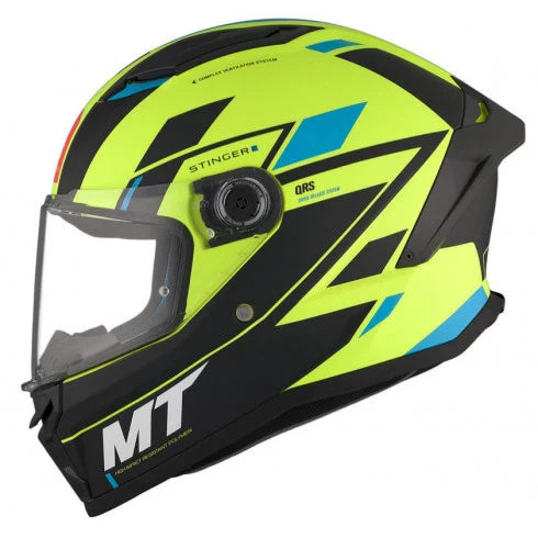 Каска MT STINGER 2 ZIVZE C3 MATT FLUO YELLOW - Avtozona