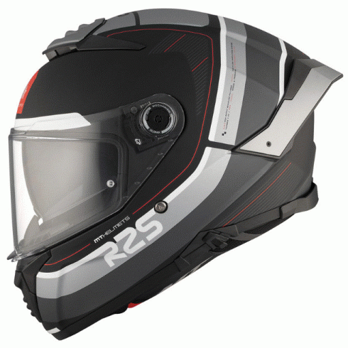 Каска MT THUNDER 4 SV R25 B2 BLACK/GRAY - Avtozona