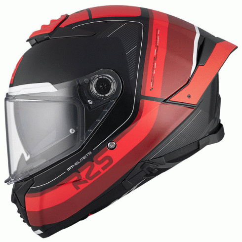 Каска MT THUNDER 4 SV R25 B35 BLACK/RED - Avtozona