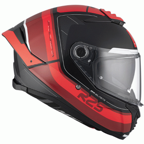 Каска MT THUNDER 4 SV R25 B35 BLACK/RED - Avtozona