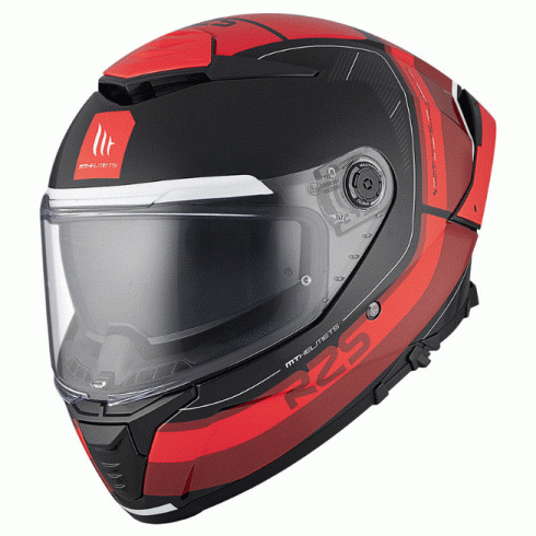 Каска MT THUNDER 4 SV R25 B35 BLACK/RED - Avtozona