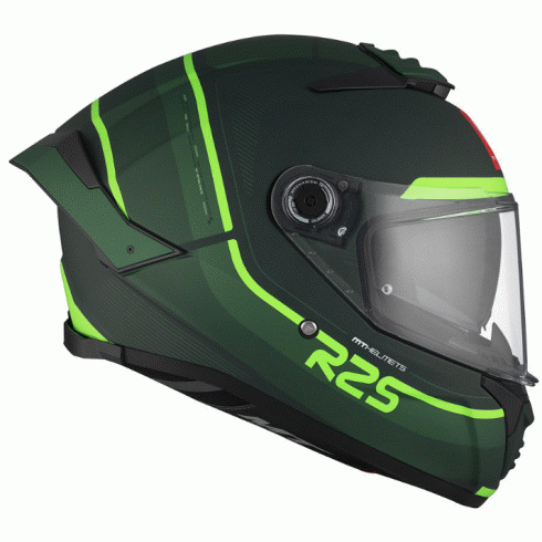 Каска MT THUNDER 4 SV R25 C6 MATT GREEN - Avtozona