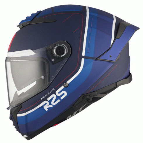 Каска MT THUNDER 4 SV R25 C7 MATT BLUE - Avtozona