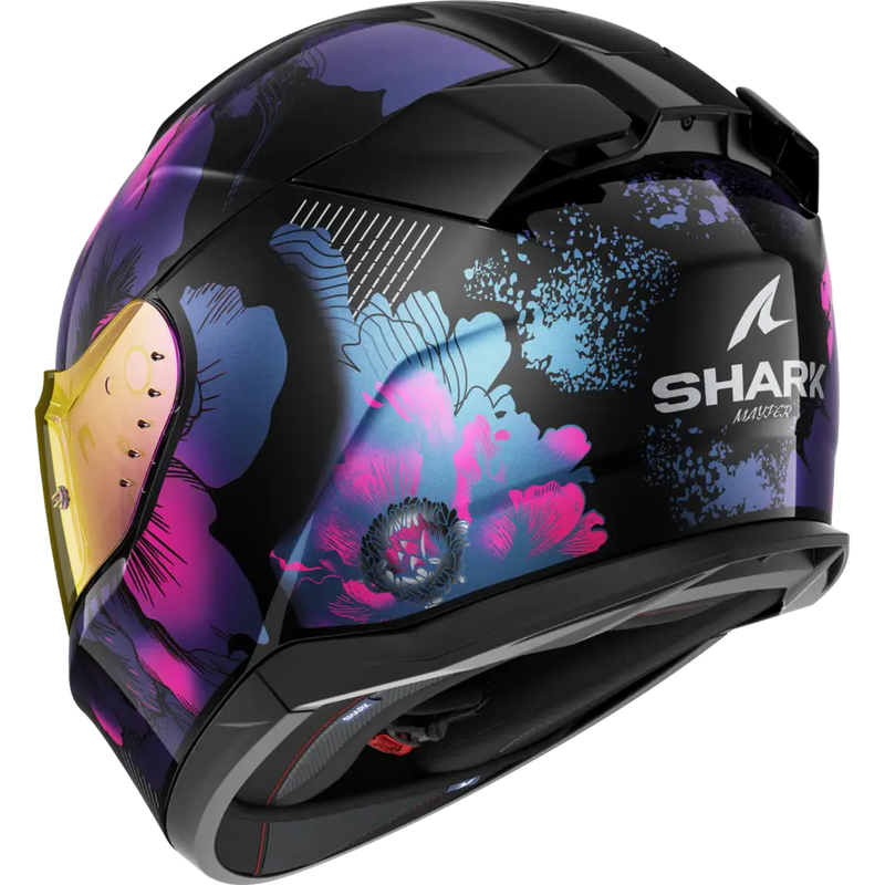 Каска SHARK D-SKWAL 3 LADY MAYFER GLOSS BLACK/VIOLET - Avtozona