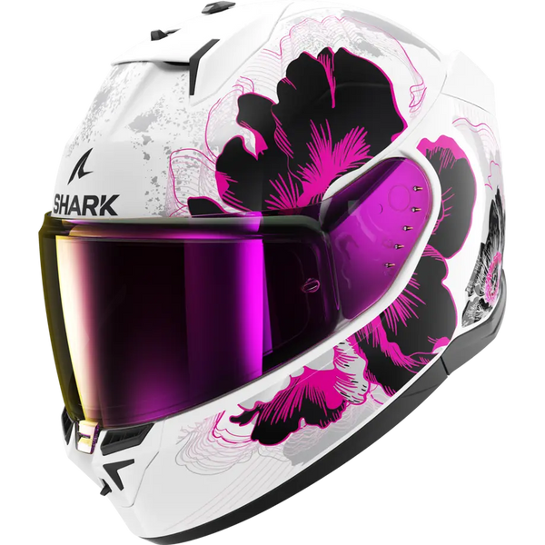 КАСКА SHARK D-SKWAL 3 LADY MAYFER GLOSS WHITE/PINK - Avtozona