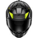 Каска SHARK RIDILL 2 BERSEK BLACK/GREY/YELLOW FLUO - Avtozona