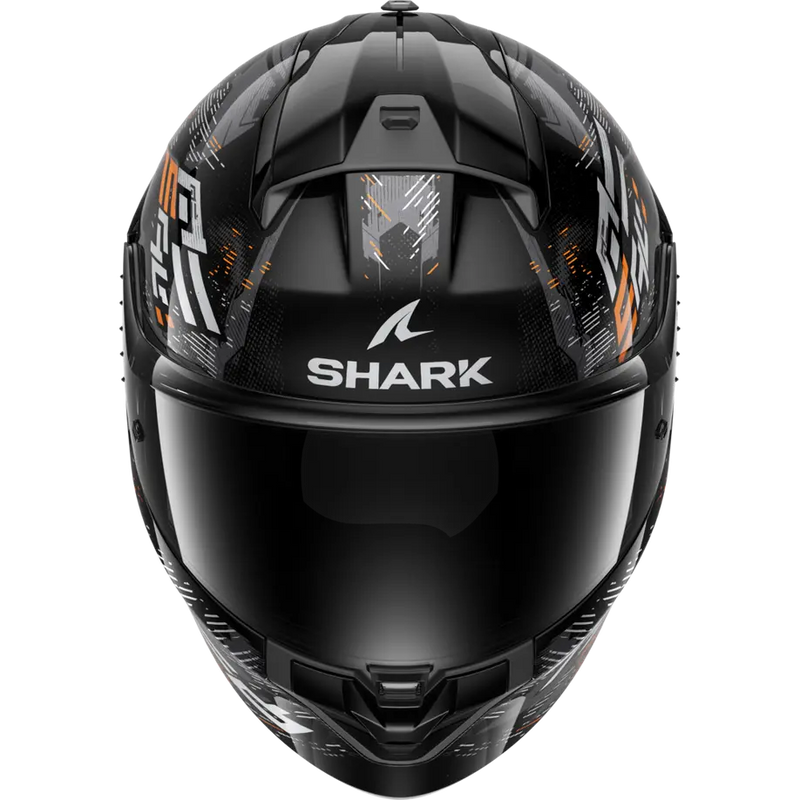 КАСКА SHARK RIDILL 2 GLOSS BLACK/GRAY/ORANGE - Avtozona