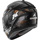 КАСКА SHARK RIDILL 2 GLOSS BLACK/GRAY/ORANGE - Avtozona
