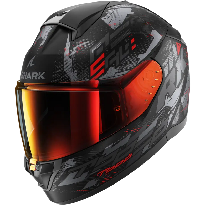 Каска SHARK RIDILL 2 MATT BLACK/GRAY/RED - Avtozona