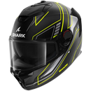 КАСКА SHARK SPARTAN GT PRO BLACK/GRAY/YELLOW FLUO MATT - Avtozona